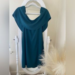 Charles Henry off the shoulder dress